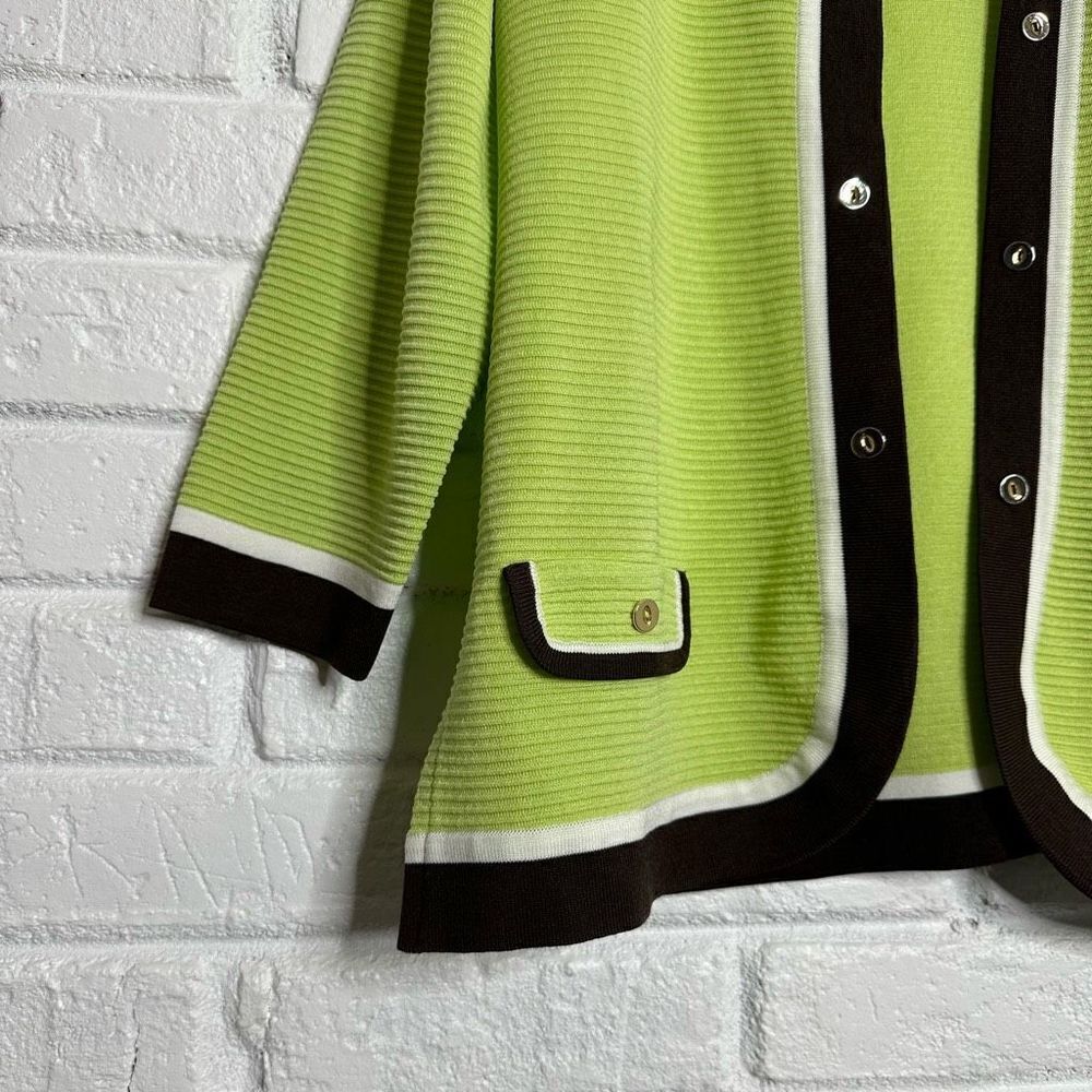 Exclusively Misook Open Front Jacket Cardigan Gre… - image 2